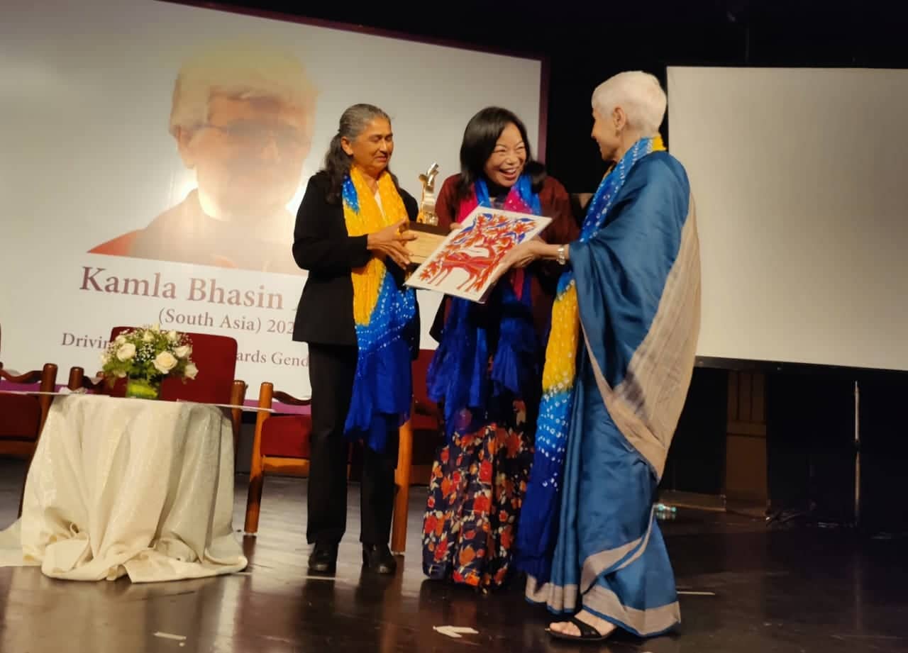 Founder, Executive Director of SMS wins first South Asia Kamla Bhasin Award